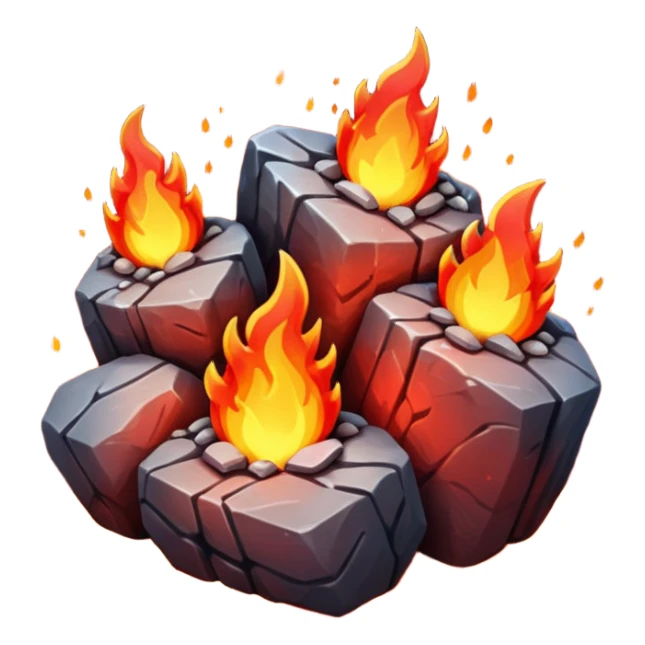 hot rocks sticker