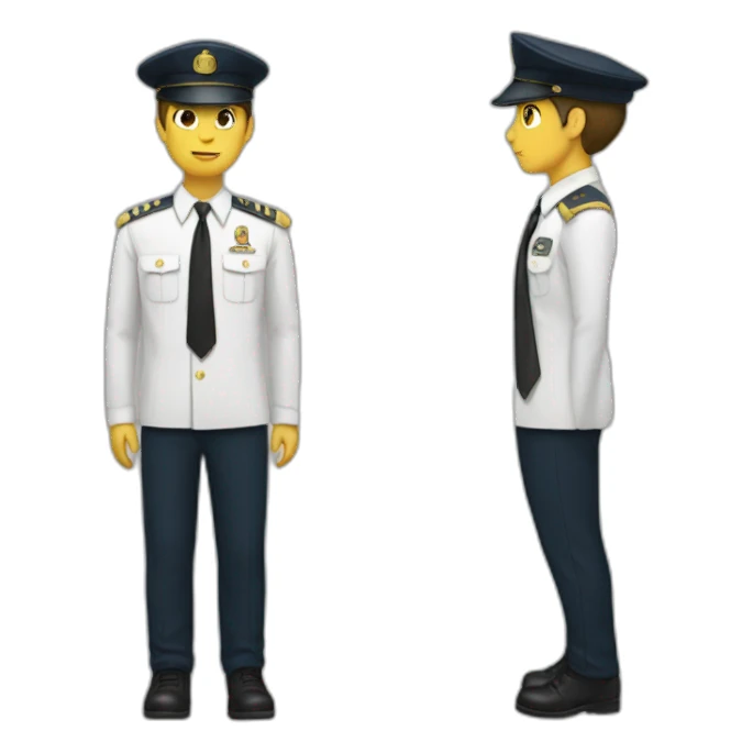 uniform style sticker