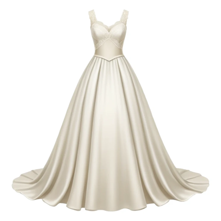 white wedding dress sticker