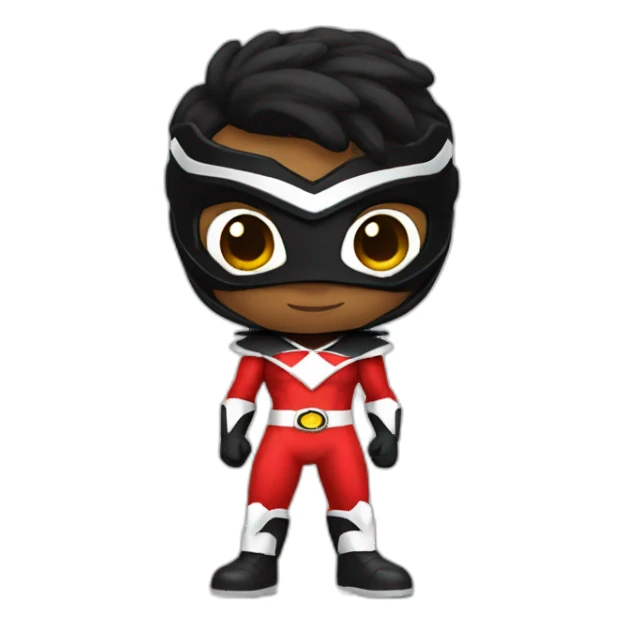 black power ranger full body sticker