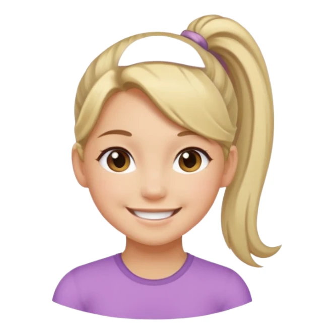 Girl sticker soft sticker