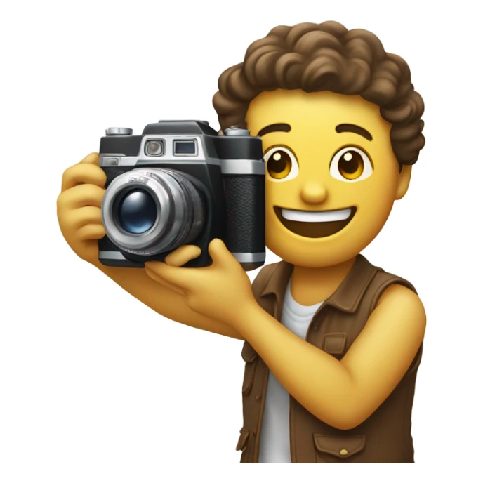 Laughing emoji camera sticker