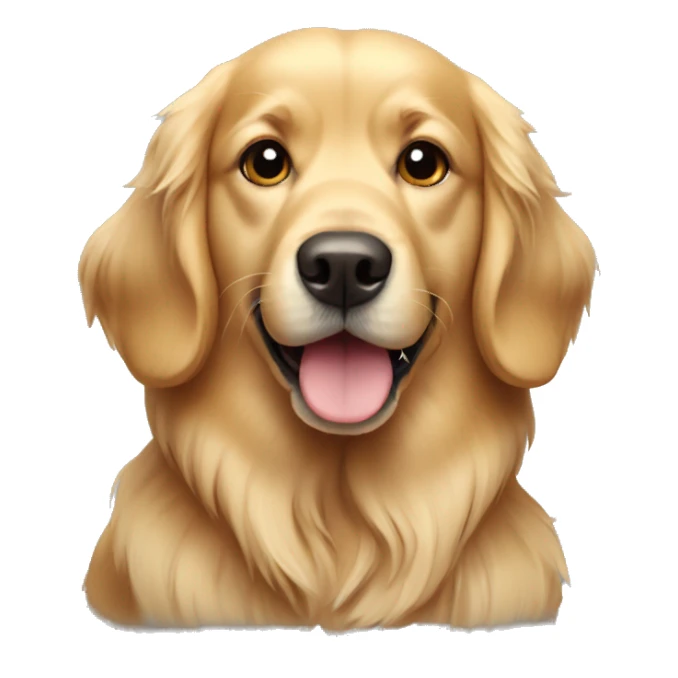 Dog golden retriever  sticker