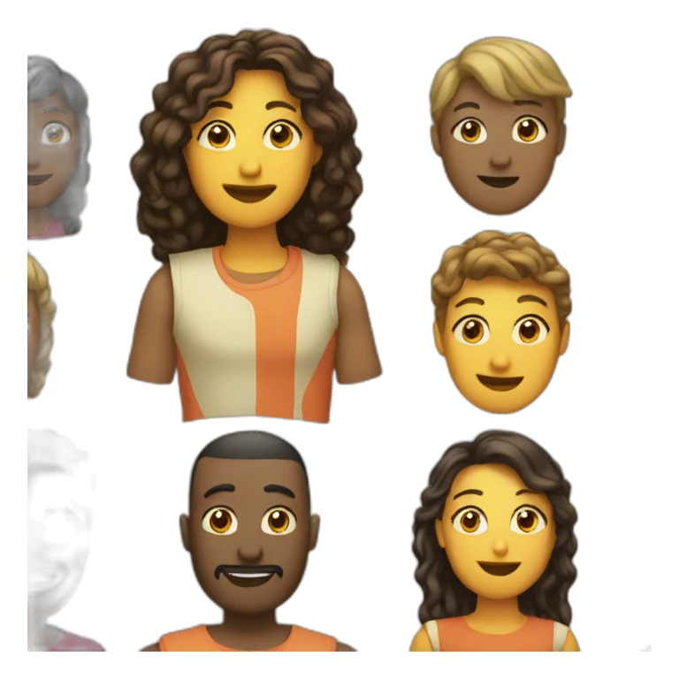 PEOPLE TALKING WITH EACH OTHER sticker