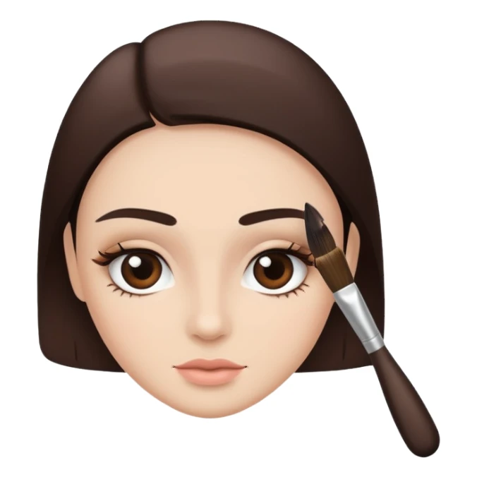 eyebrow cosmetic sticker