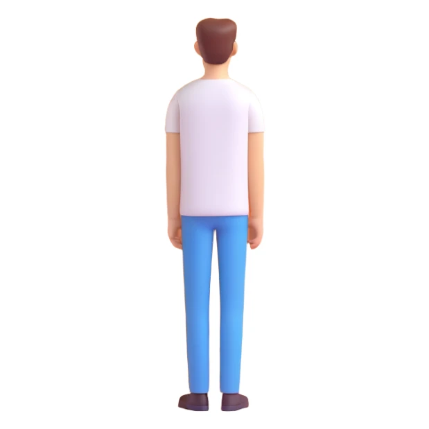 man looking at empty shelf in the kitchen sticker