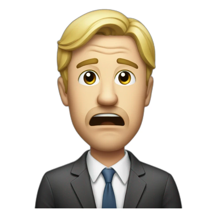 Chris Walsh telling a client to piss off sticker