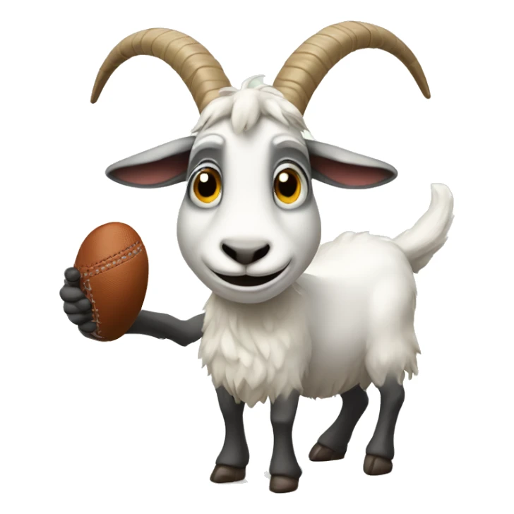 goat playing cricke sticker