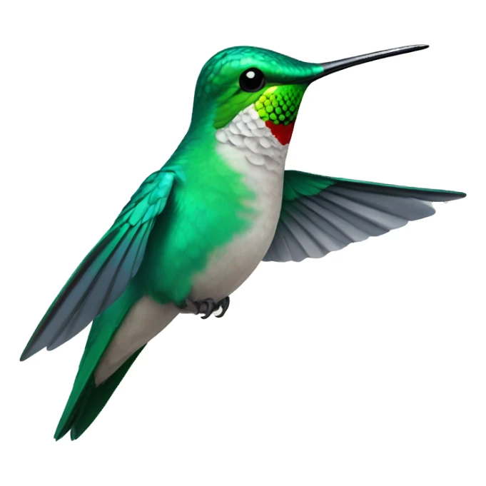 Humming bird sticker