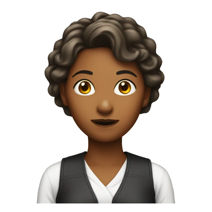 question woman  sticker