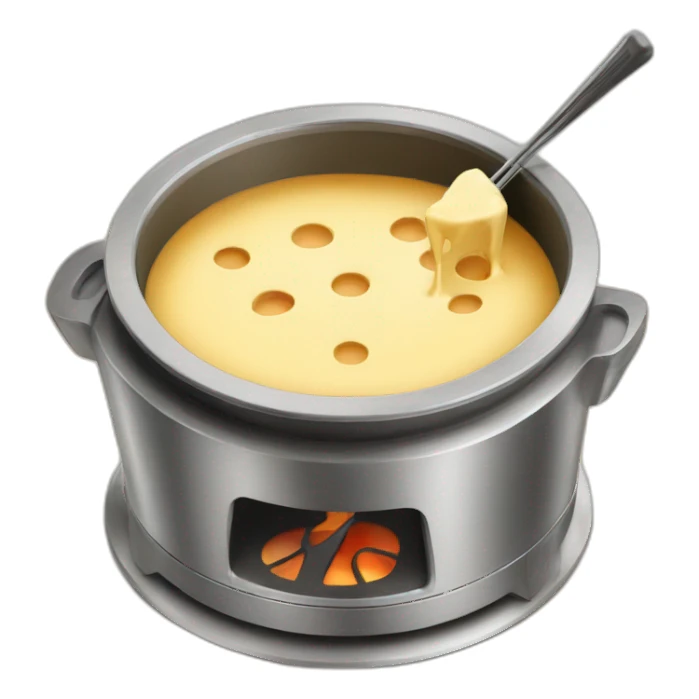 Swiss fondue sticker