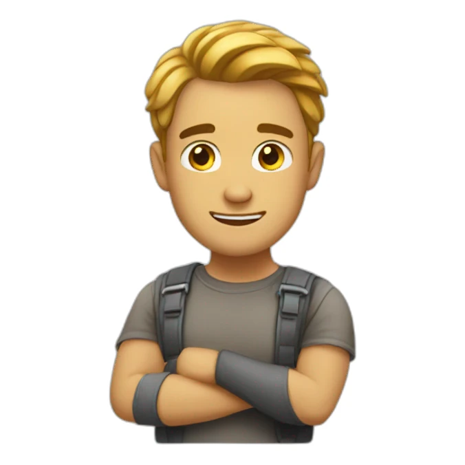 Helpful guy ok sticker