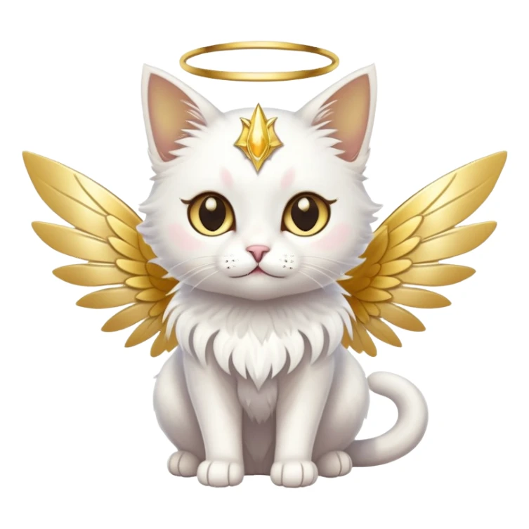 Кот фея sticker