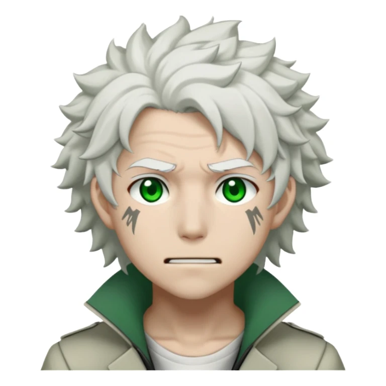 Crazy Nagito Komaeda from Danganronpa  sticker