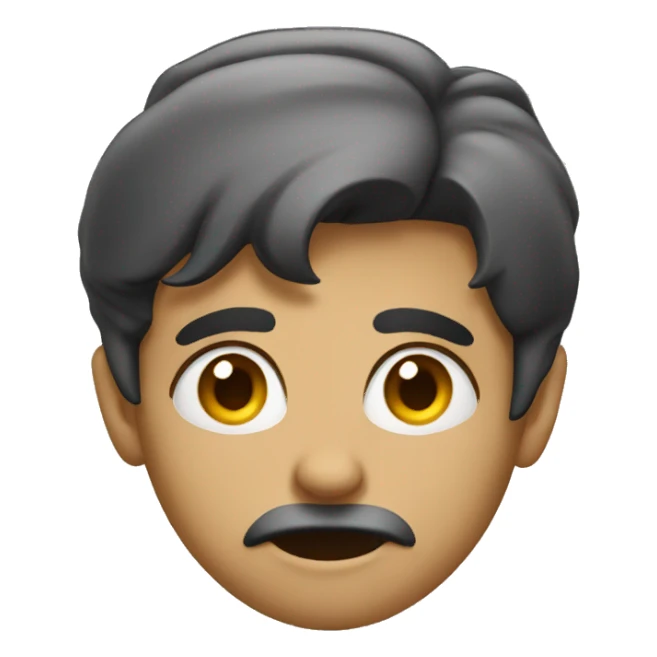 Sarcastic look sticker