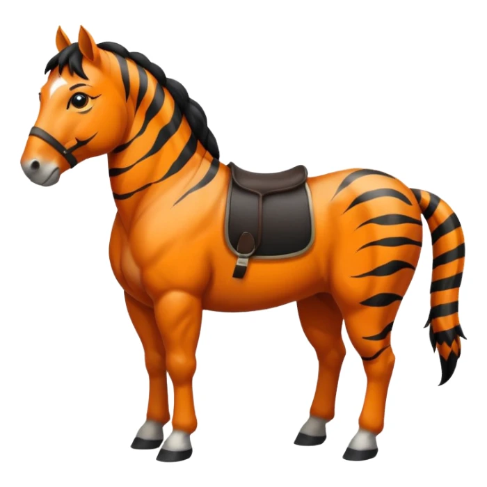 Horse + Tiger= sticker