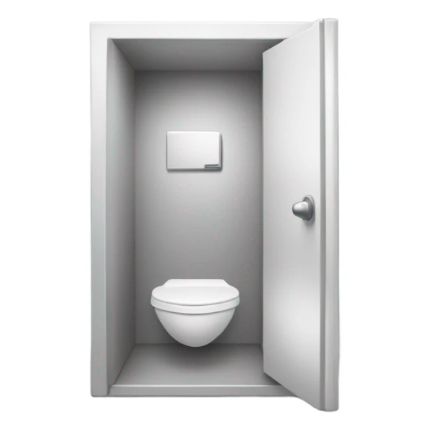 Men’s bathroom stall sticker