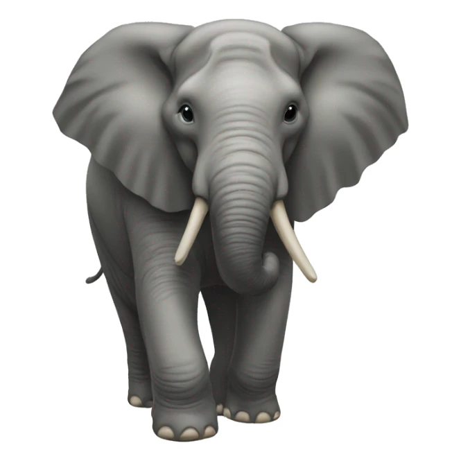 Éléphant qui marche dans la boue sticker
