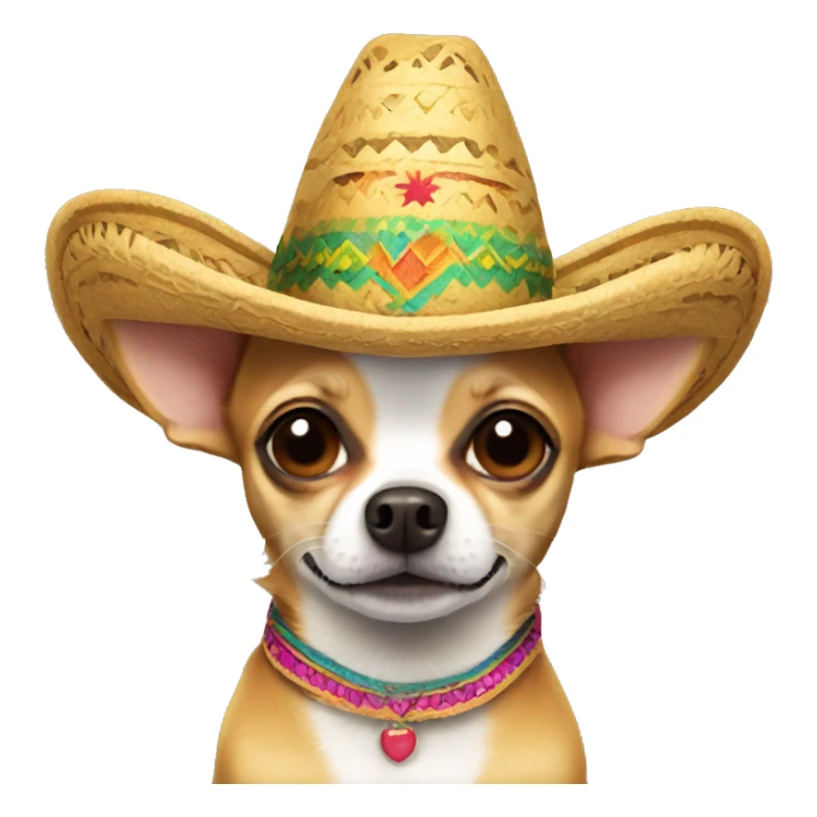 Chihuahua with sombrero sticker