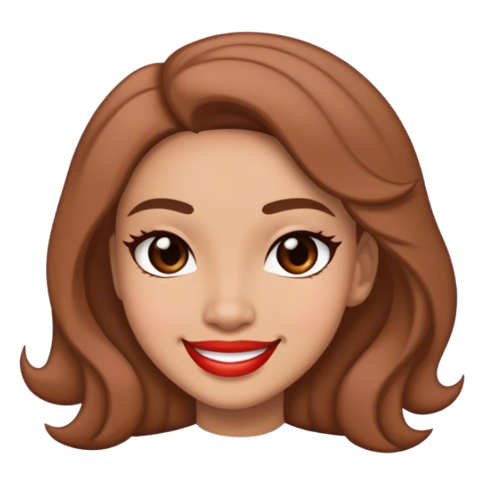 Light skin lady smirking sticker