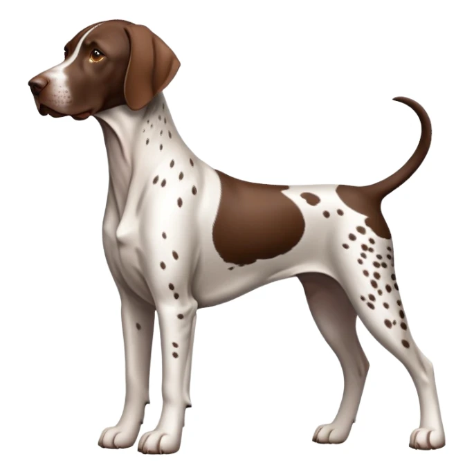German Shorthaired Pointer Dog Breed Full Body sticker