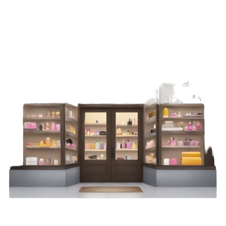 makeup store sticker