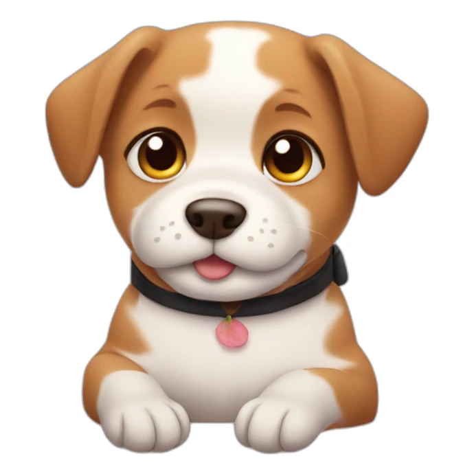 puppy face wanting sushi sticker