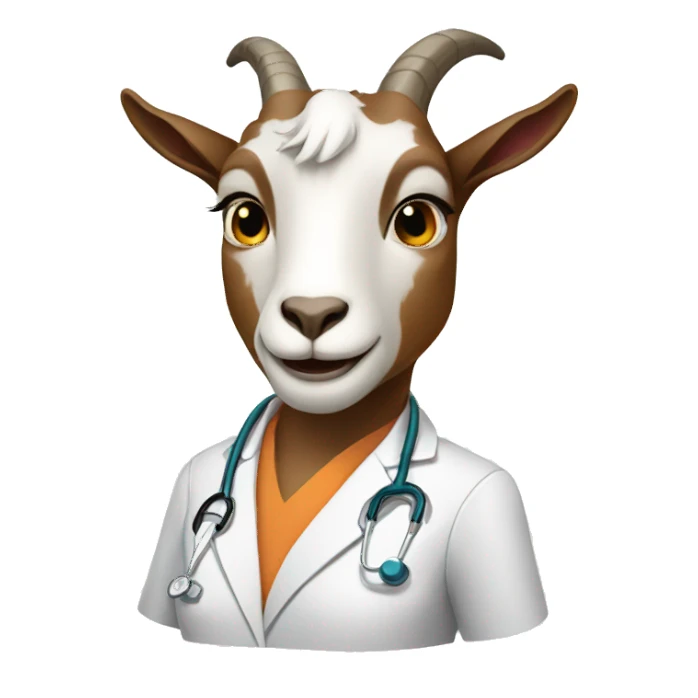 Dr. Goat Female sticker