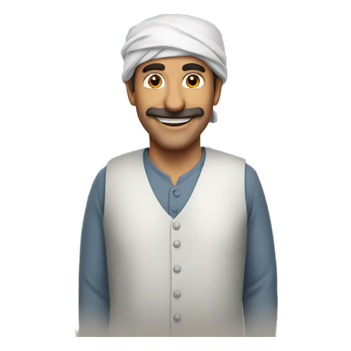 Smiling Turkish man sticker