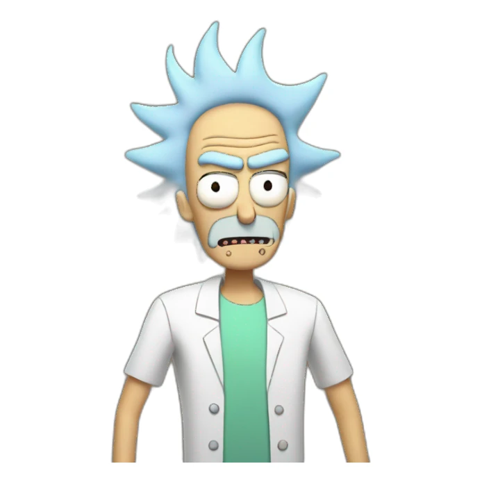 Rick from Rick and Morty  sticker