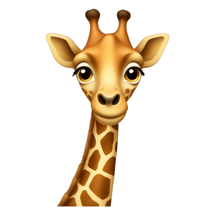 Girrafe with a short neck sticker