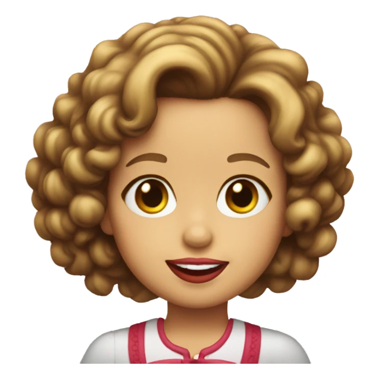 Shirley temple sticker