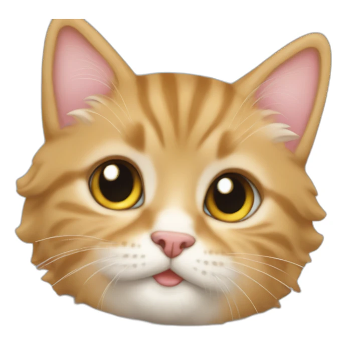 chaton sur un chien sticker
