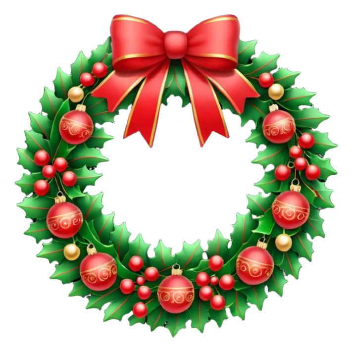 Christmas wreaths  sticker