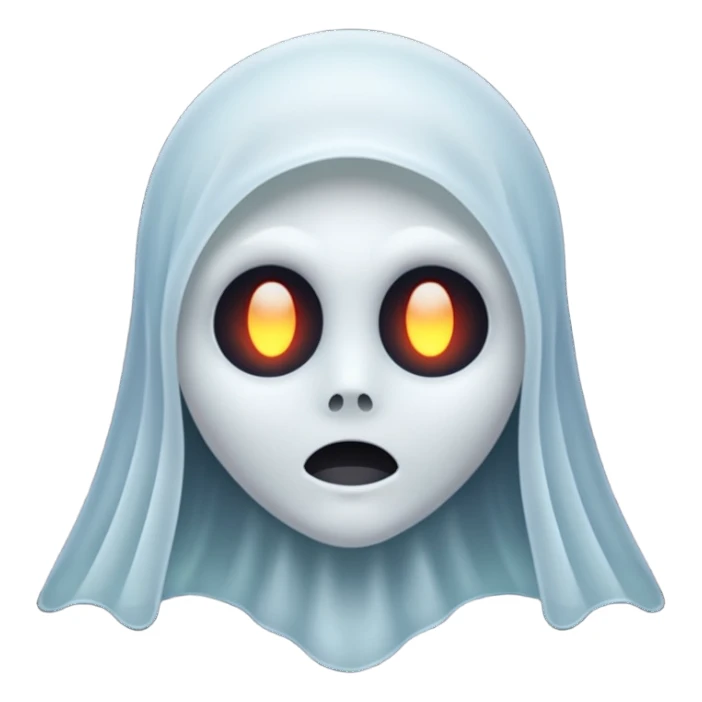 evil ghost sticker