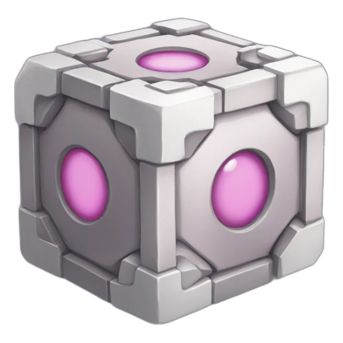 companion cube sticker