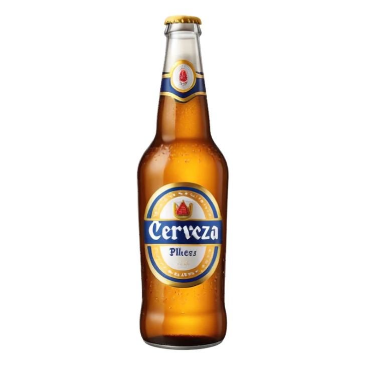 cerveza pilsener botella sticker