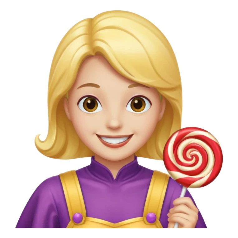 candy costume face sticker