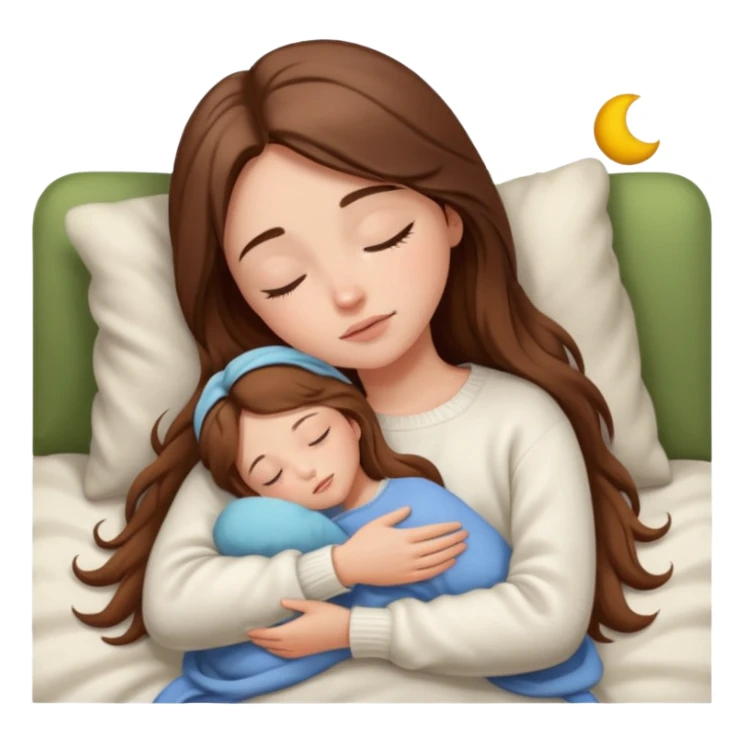 Cozy girl sleeping 😴 sticker