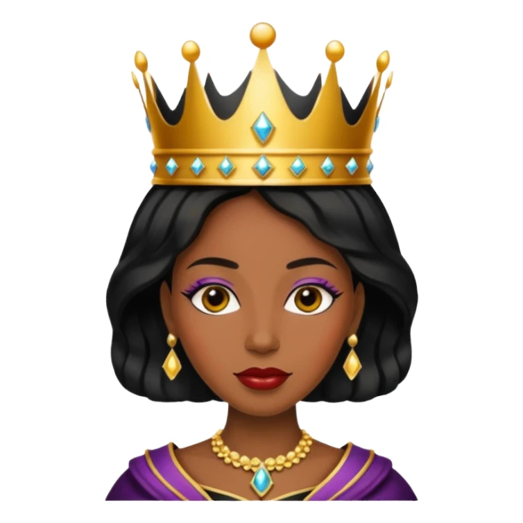 Black queen  sticker