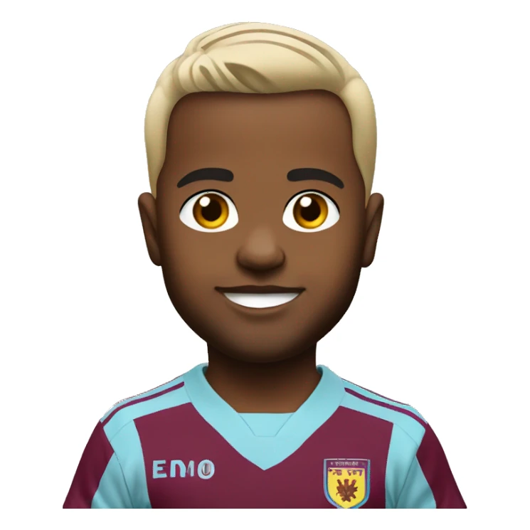 Aston Villa white baby sticker