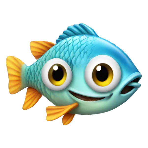 fish giving a thumbs up sticker