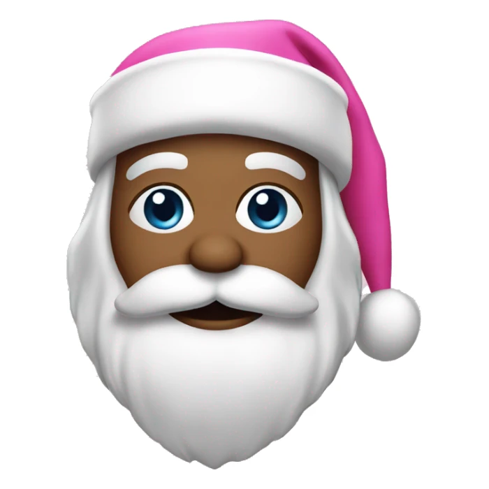 Pink Santa  sticker