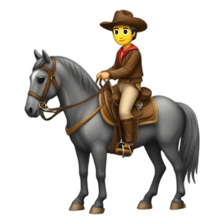 gaucho-programador-riding-horse sticker