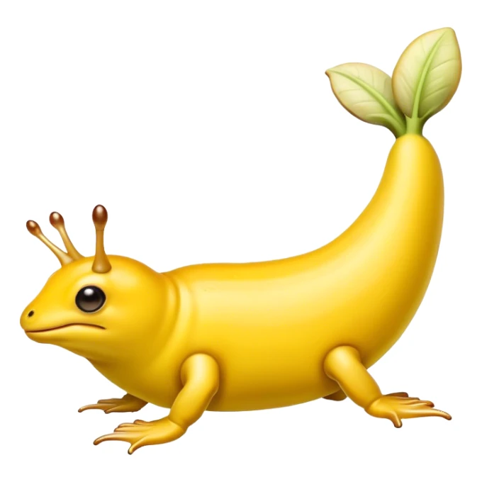 Banana slug sticker