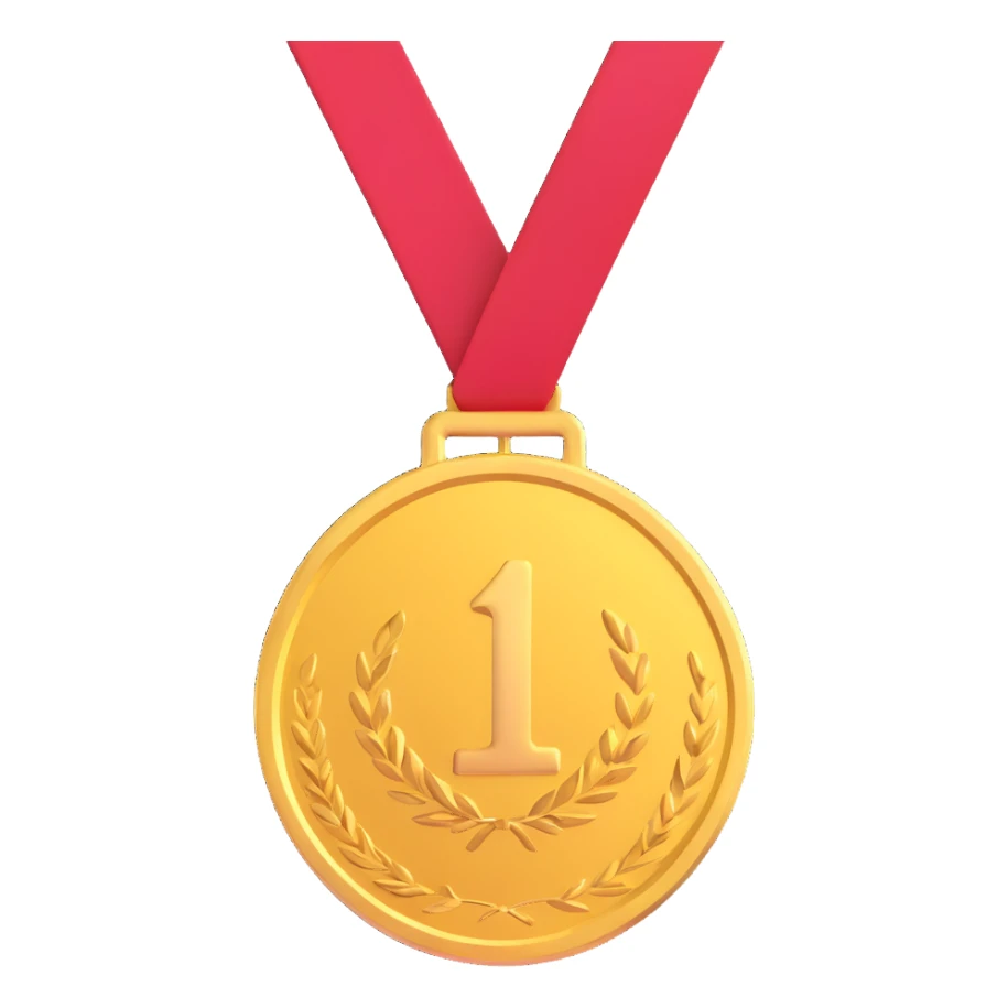 gold medal sticker
