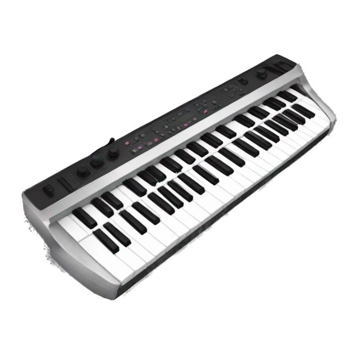 electric piano keyboard sticker