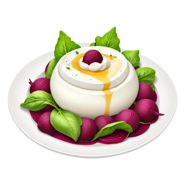 Burrata and beets sticker