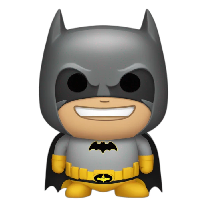Ardilla disfraz de batman riendo sticker