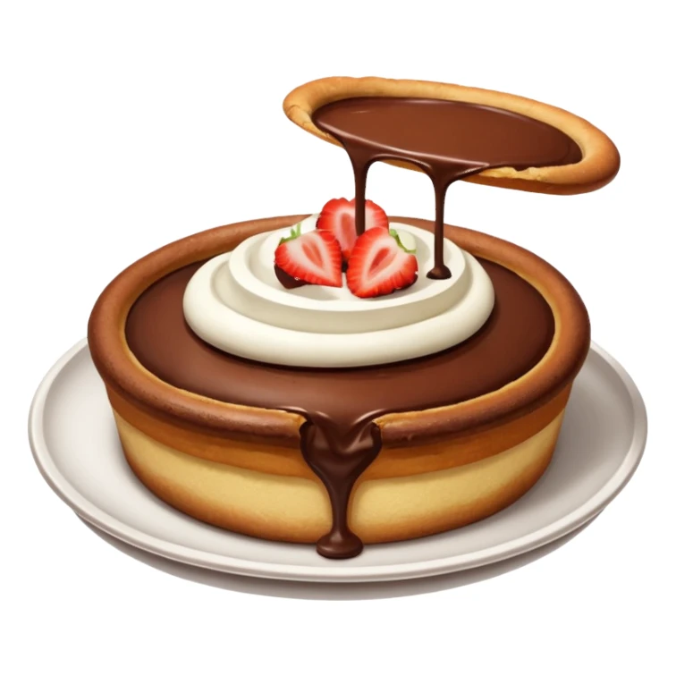 chocolate dutch baby sticker